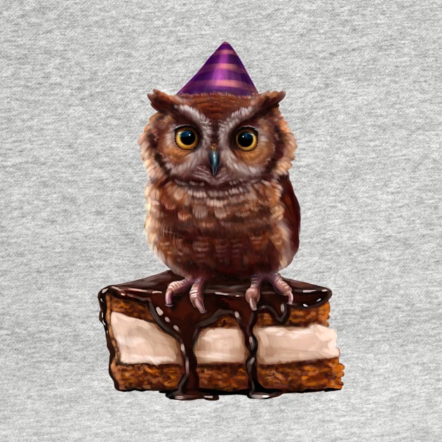 Owl on the cake by Magical Forest